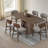 Sculptural Curved Back Dining Set-1216318798-1218256103