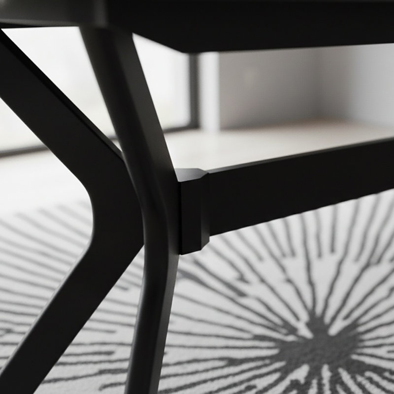 Anele Dining Table, Black