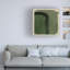 Art mural sur toile tendue - Grace Popp «Marsh and Sod I», art mural pour salon, chambre à coucher ou bureau - 35 x 35