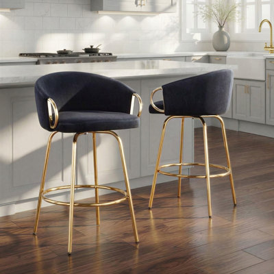 Tabouret de comptoir pivotant 26,25 po Arabelle
