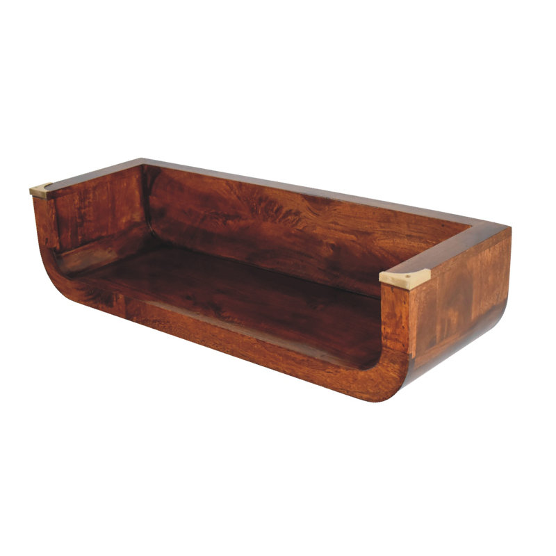 Damiansville 90cm Solid Wood Console Table, Chestnut