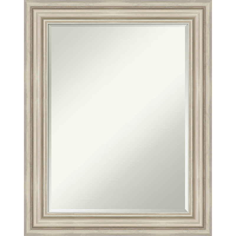 Miroir mural de salle de bain Sierra, Argent argent