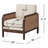 Crema Upholstered Armchair