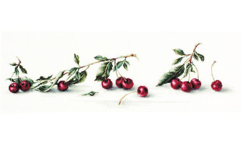 Cherry Counted Cross-Stitch Kit by Luca-S B2252L