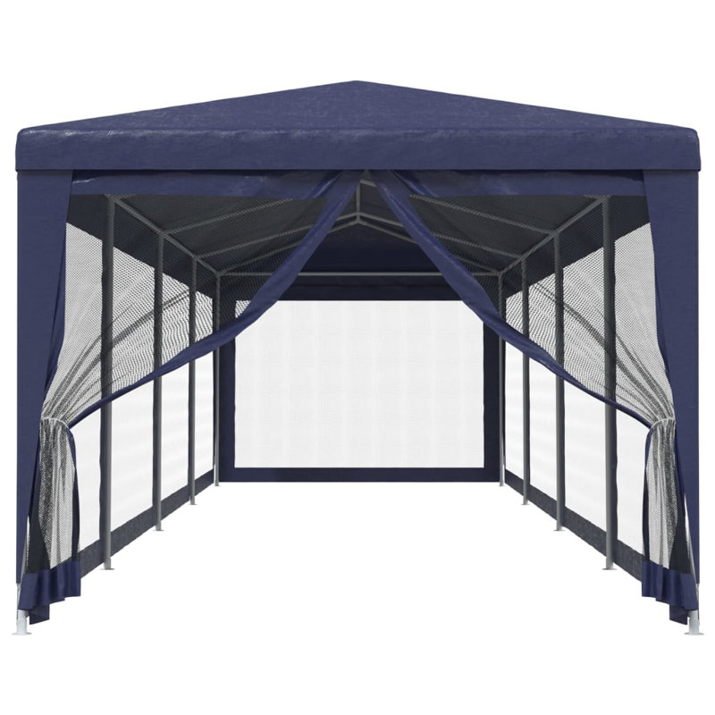 Alexin 3m x12m Iron Party Tent, Blue, Blue