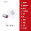 Luminaire encastré carré à DEL 5 pouces sans cadre 5W avec abat-jour de plafond de 9 W avec boîte en J, blanc
