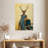 Brampt Deer In Blue Dress-108386022