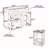 Farmhouse Kitchen Island With Drop Leaf And 2 Seatings, Kitchen Table Set With Storage Cabinet, Drawers, Door Shelves And Power Outlet-2062379895
