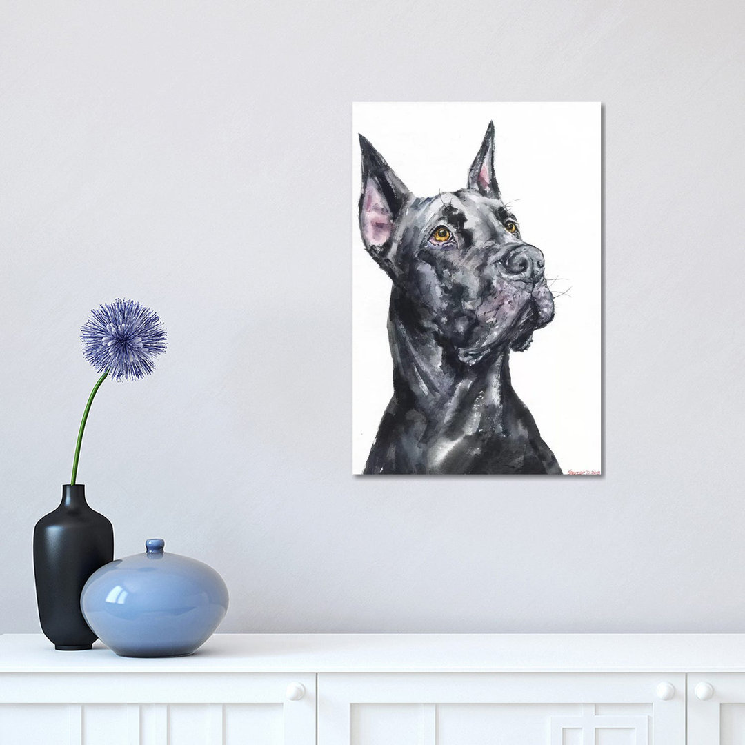 Great Dane by George Dyachenko - Wrapped Canvas Painting