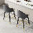 Upholstered Counter Stool With Metal Frame（Bar Stool Set Of 2）-993790817