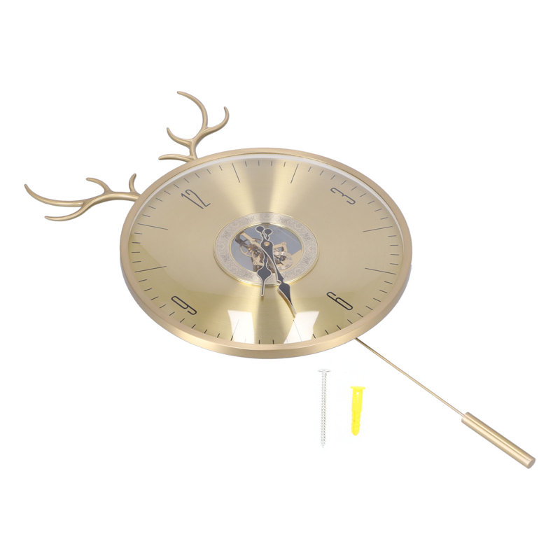 Electric Tabletop Clock in Stainless Steel