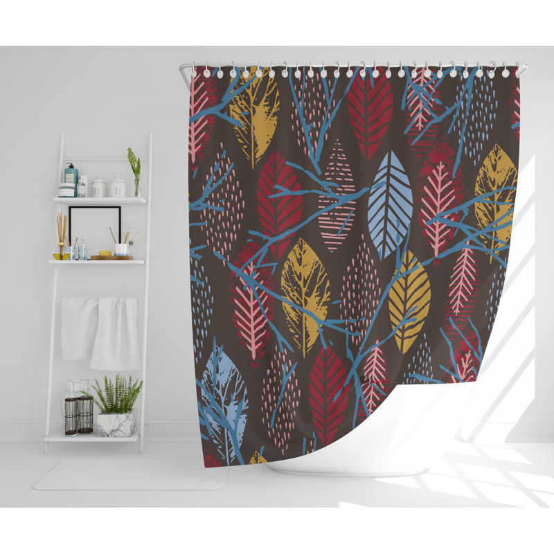 Purwokerto Polyester Shower Curtain, 168cm H x 168cm W
