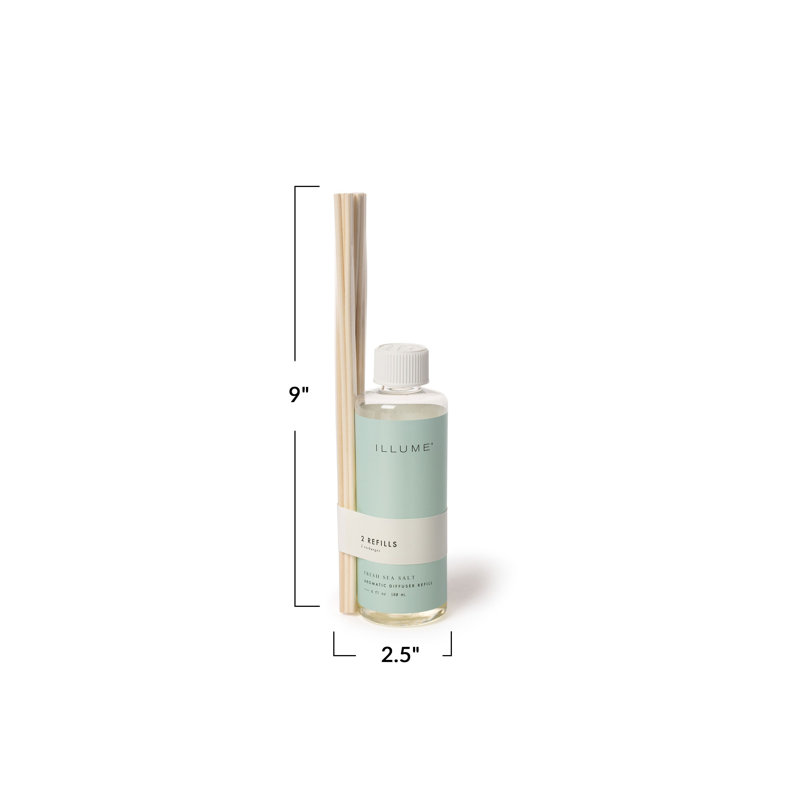 Beautifully Done Essentials Fresh Sea Salt Aromatic Diffuser Refill, Fresh Sea Salt