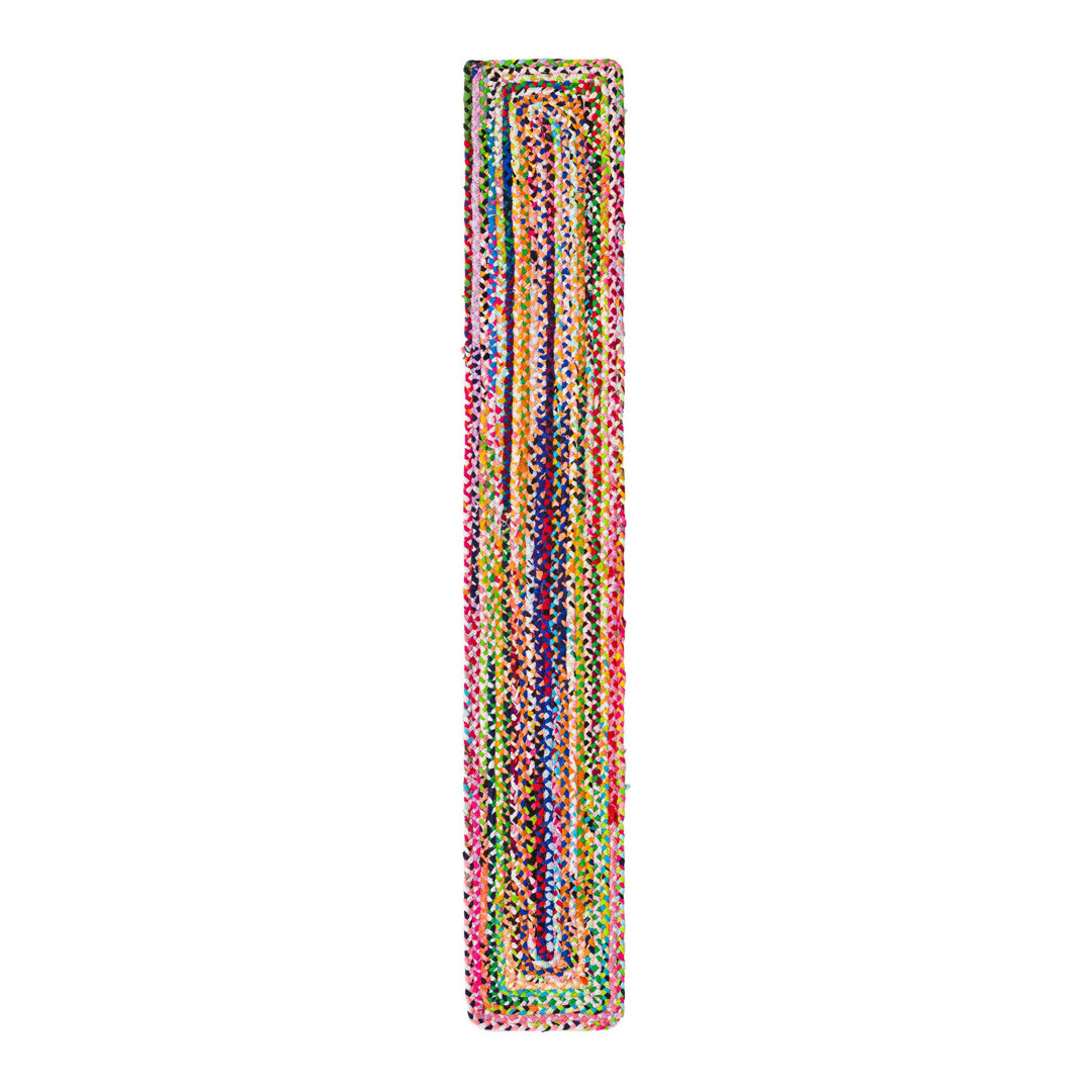 Cotton Abstract Indoor Rug Unique Loom Rug