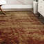Tapis de couloir à motif de dégradé moderne rouge-brun délavé à l'acide-170713013