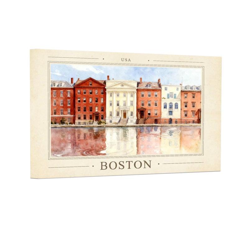 Scénario et paysages urbains, H 12 po x l 18 po