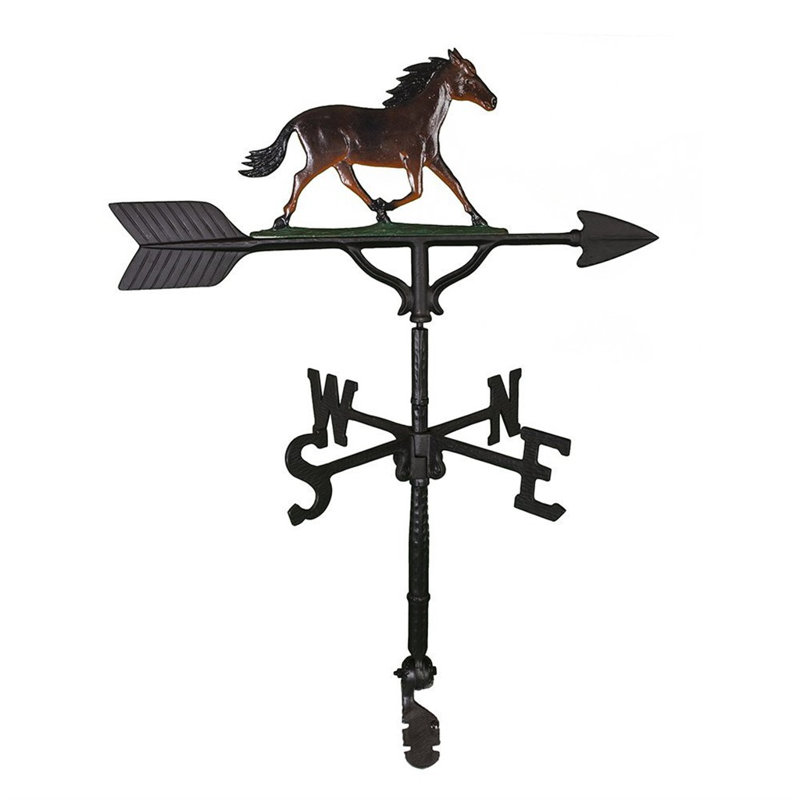 Girouette cheval, Naturel