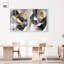 Ensemble de 2 décorations murales bohème glamour doré de luxe par Art Remedy, cadre blanc, 37 x 46-1350153830-1350153824
