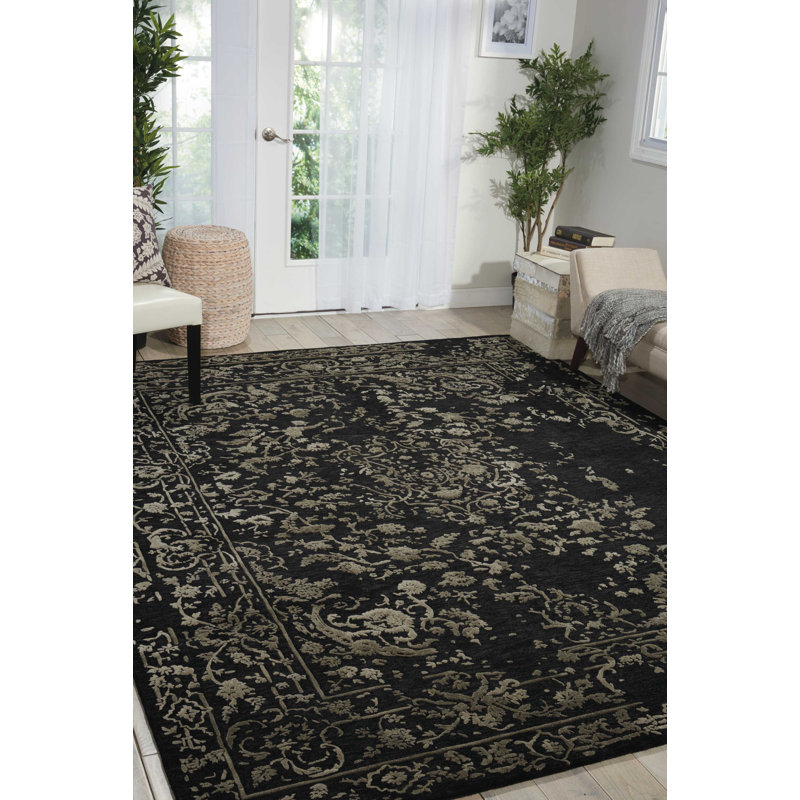 Tapis gris contemporain Paris, Rectangle 7 pi 9 po x 9 pi 9 po