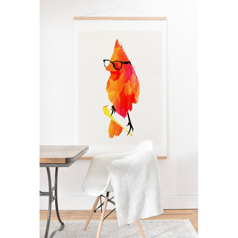 « punk oiseau », impression, H 60 po x l 40 po x P 0,5 po, Affiche