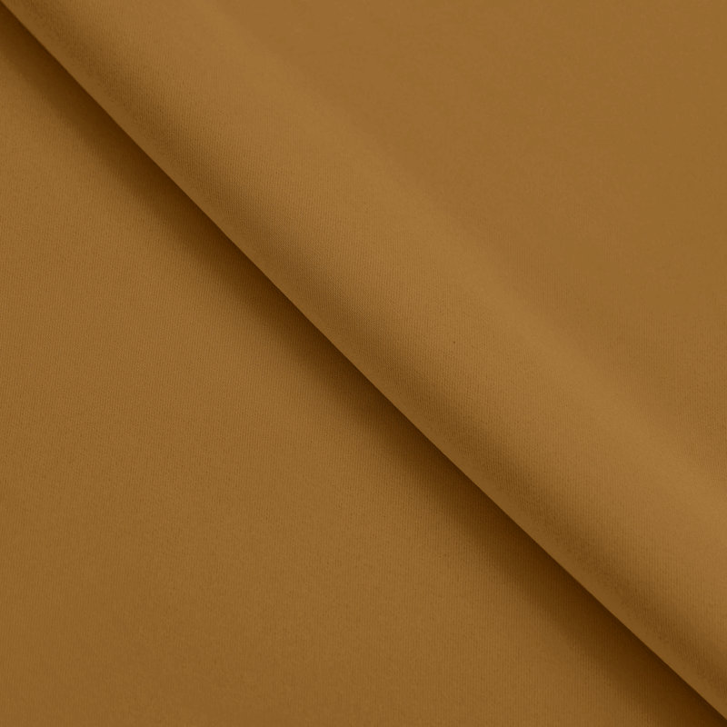Paire de rideaux obscurcissant avec œillets Millendon, L 42 po x L 63 po, Brun caramel
