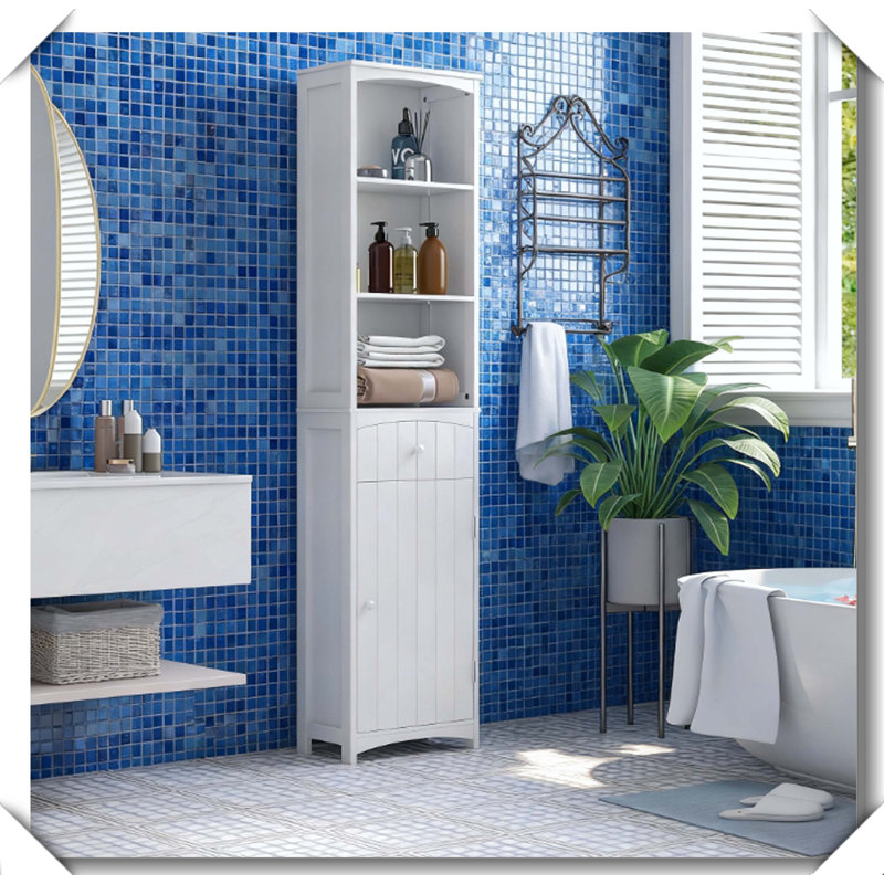 Armoire de rangement autoportante robuste en MDF