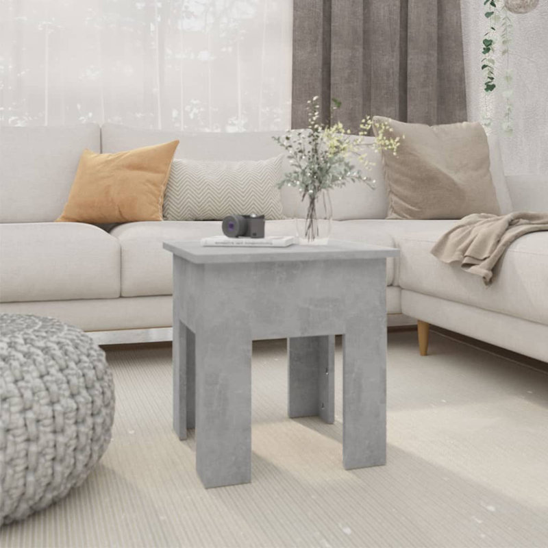 Coffee Table 40x40x42 cm Engineered Wood, Concrete Grey