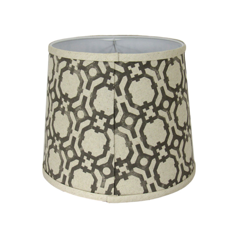 Abat-jour tambour géométrique Modern, H 10 po x l 12 po x P 12 po