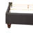 Supportive Frame Fabric Transitional Queen Bed For Versatile Room Styles