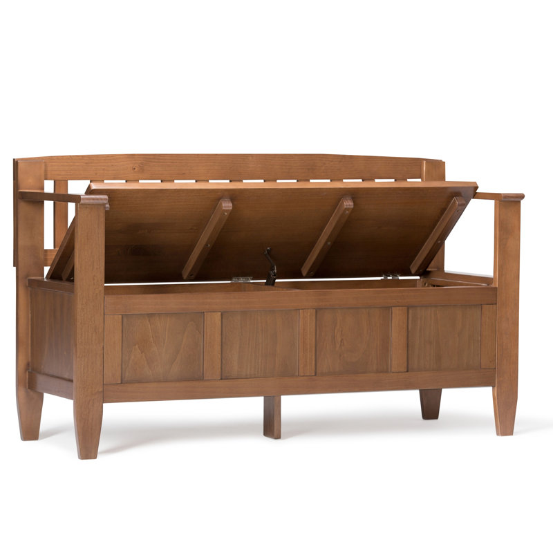 Banc de rangement pour hall d'entrée Brooklyn, Naturel