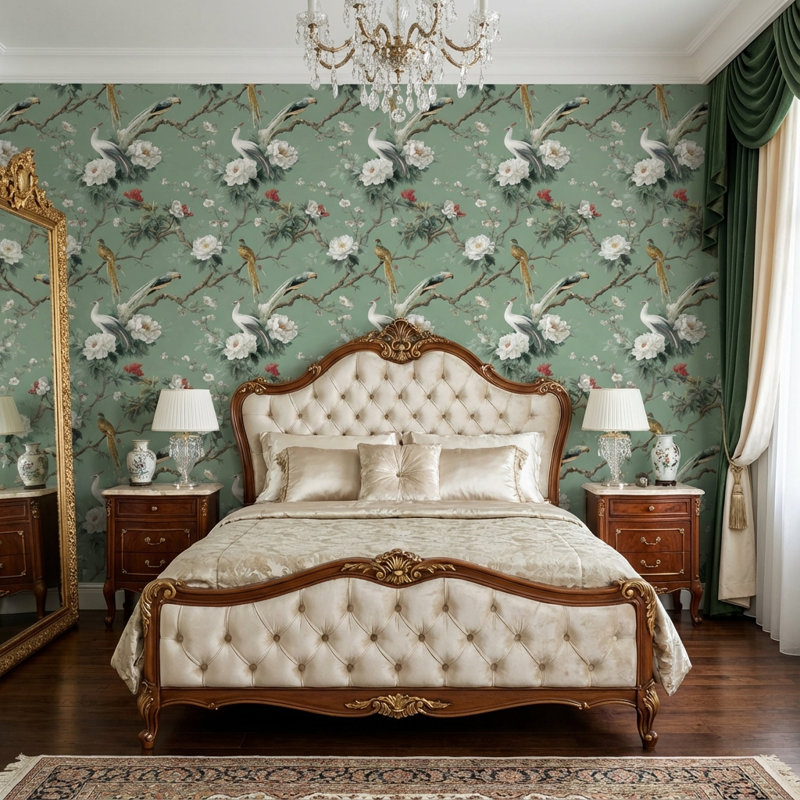Papier peint mural Yeni Chinoiserie, Peler et coller