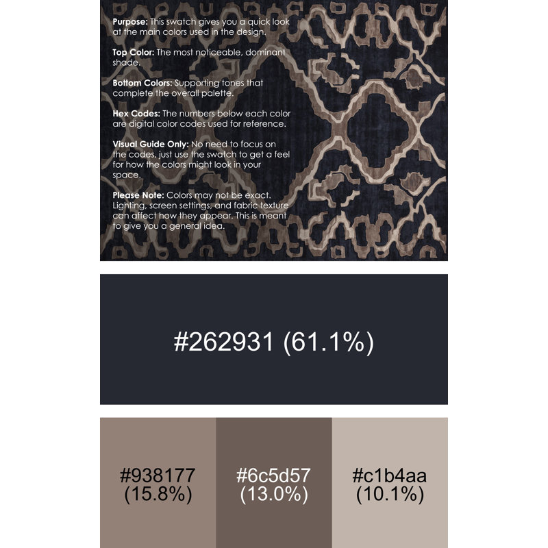 Machine Washable Gray Area Rug, Square 3'