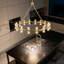Lustre en forme de tasse de cristal avec abat-jour en cristal 40 lumières Marais-138208497-114193765