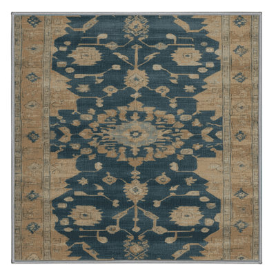 Tapis brun lavable à la machine