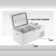 Equator Rolling Fridge-Freezer Portable Casters Retractable Handle 0.7cf 12/110V