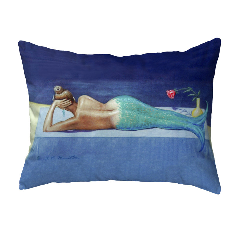 Housse de coussin rectangulaire intérieure / extérieure Mermaid Mermaid