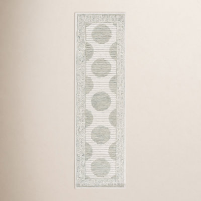 Hand-Tufted Geometric Wool Rug
