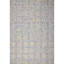 Cross Stitch Floral Hand Tufted Wool Area Rug in Cream/Blue/Red-927462982
