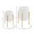 Aideen Metal Planter Pot Set for Indoor & Outdoor Use - Set of 2-1491348881