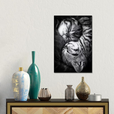 Yin et Yang - Giclée sur toile tendue avec châssis