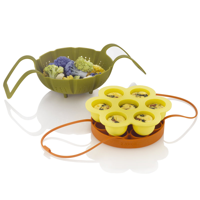 Zavor Silicone Steamer Basket with 8.46 in. Diameter