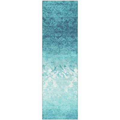 Premium Machine Washable Millbrook AMF1959 Damask Rug