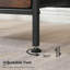 Side Table End Table with Built-In Outlets