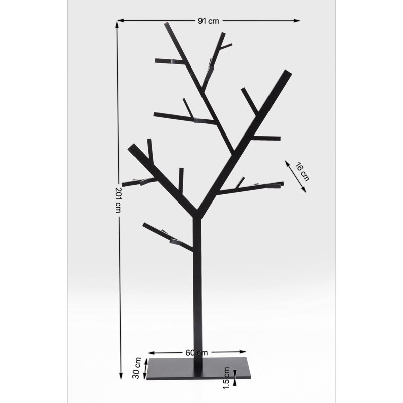 Technical Tree Coat Stand, Black