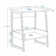 Arrabury Sled End Table - Storage Nightstand with Drawer