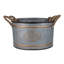 Ensemble de 3 pots décoratifs en métal Huxley