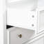 Commode de rangement 6 tiroirs blanc