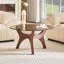 31.5" Glass Coffee Table, Mid-Century Modern Style-129414656