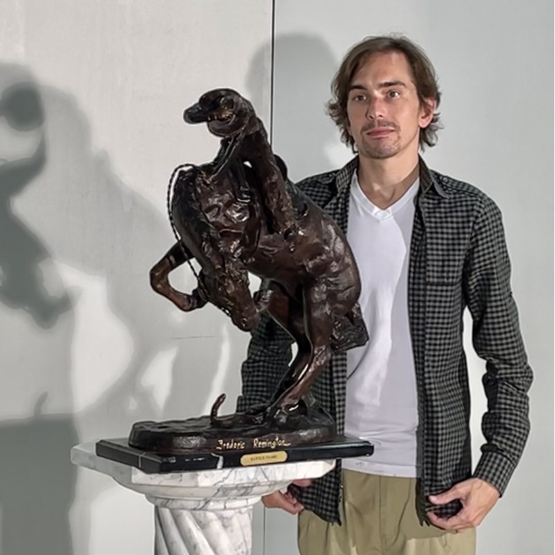 Horse Metal Garden Statue