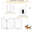 Annabella Wood Free Standing Pet Gate